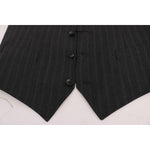 Dolce & Gabbana Gray STAFF Wool Stretch Vest SIG60350-1