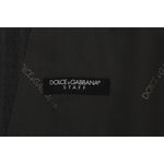 Dolce & Gabbana Gray STAFF Wool Stretch Vest SIG60350-1