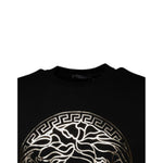 Versace Black Medusa Fleece Men Crew Neck Sweatshirt Sweater