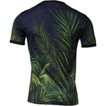 Dolce & Gabbana Blue Tree Print CrewNeck Short Sleeve T-shirt
