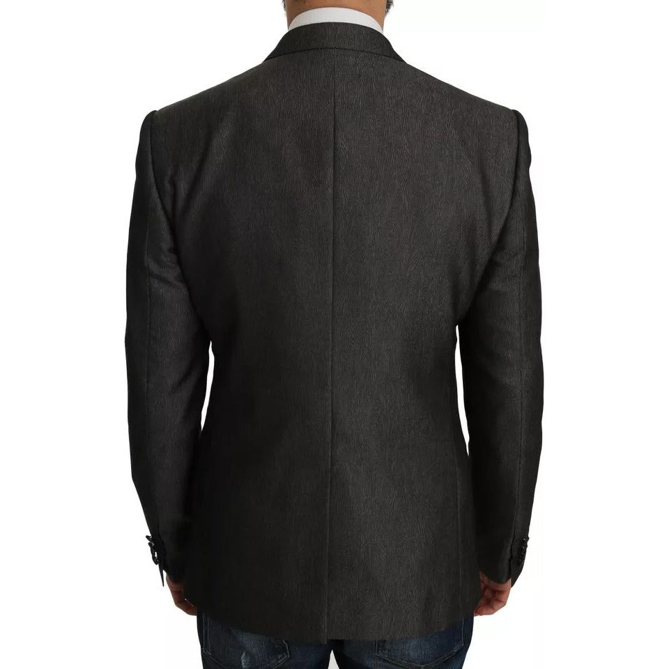 Dolce & Gabbana Gray MARTINI 2 Piece Vest Coat Blazer