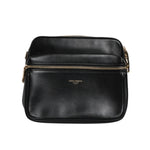 Dolce & Gabbana Black Calfskin Leather Gothic Messenger Bag
