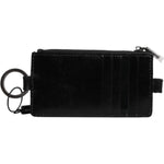 Dolce & Gabbana Black Horse Leather Lanyard Logo Card Holder Wallet