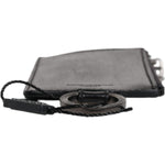 Dolce & Gabbana Black Horse Leather Lanyard Logo Card Holder Wallet