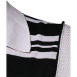 Dolce & Gabbana Black White Stripes Collared Polo T-shirt