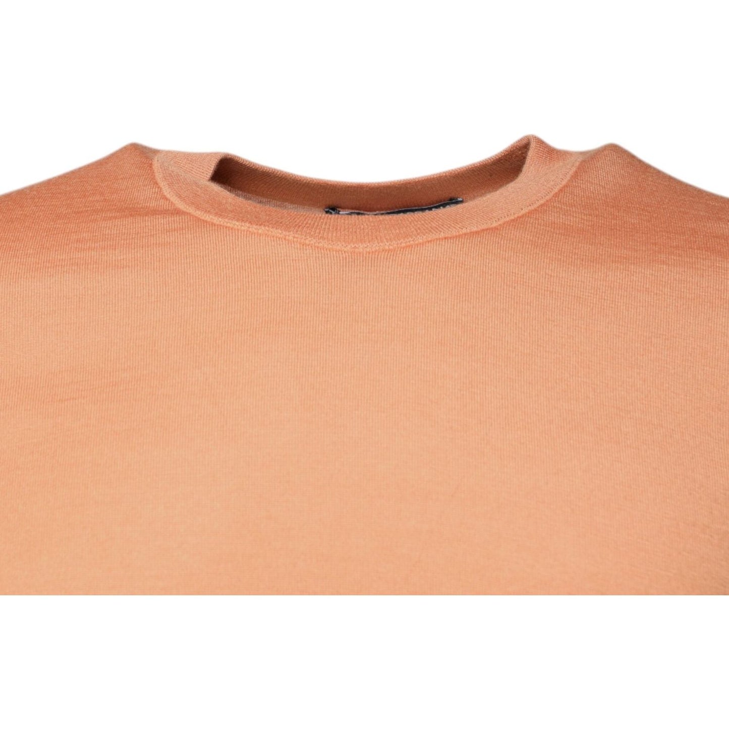 Dolce & Gabbana Beige Wool Crewneck Pullover Cropped Sweater