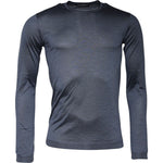 Dolce & Gabbana Dark Gray Silk Crew Neck Pullover Sweater