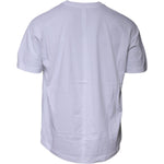 Balenciaga White Logo Cotton Crew Neck Short Sleeves T-shirt