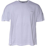 Balenciaga White Logo Cotton Jersey Crew Neck Short Sleeves T-shirt