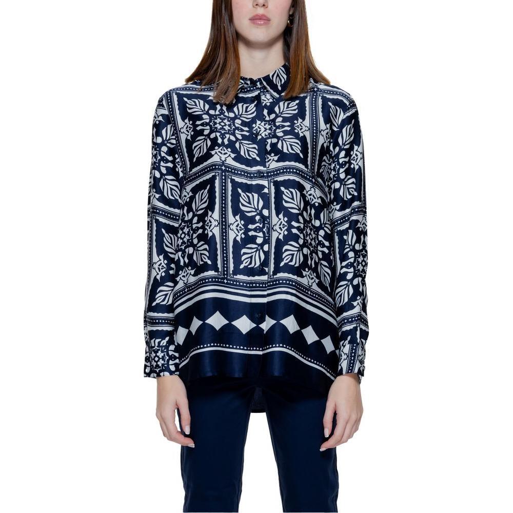Street One Blue Viscose Shirt