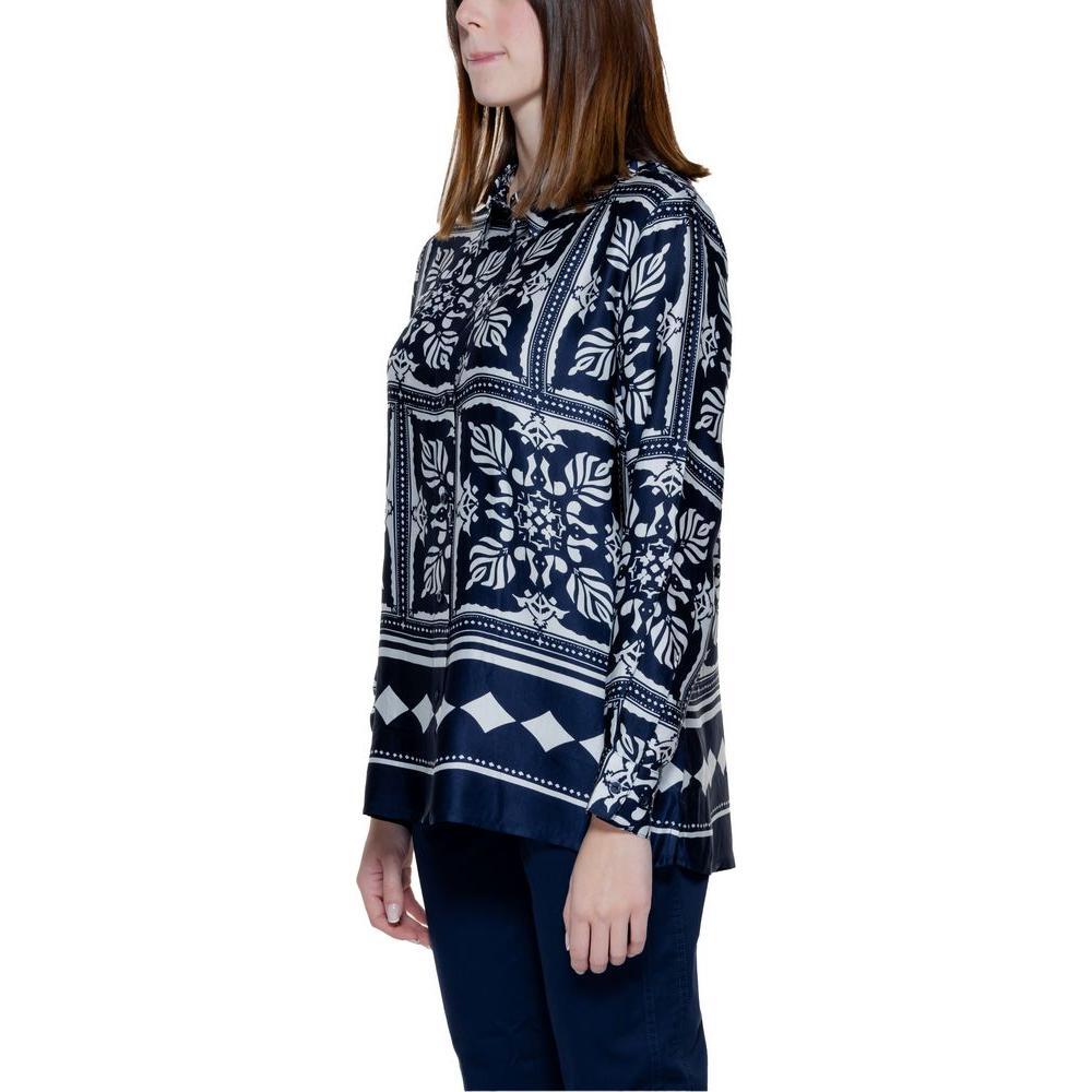 Street One Blue Viscose Shirt