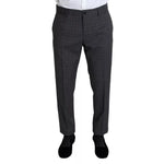 Dolce & Gabbana Gray Wool Men Formal 2 Piece MARTINI Suit JKT2772-52