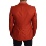 Dolce & Gabbana Orange MARTINI Cashmere Silk Coat Blazer JKT2892-52