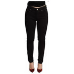 Dolce & Gabbana Black Cotton Stretch Skinny Denim Jeans