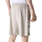 Comme Des Fuckdown Beige Viscose Short CO-14505-M