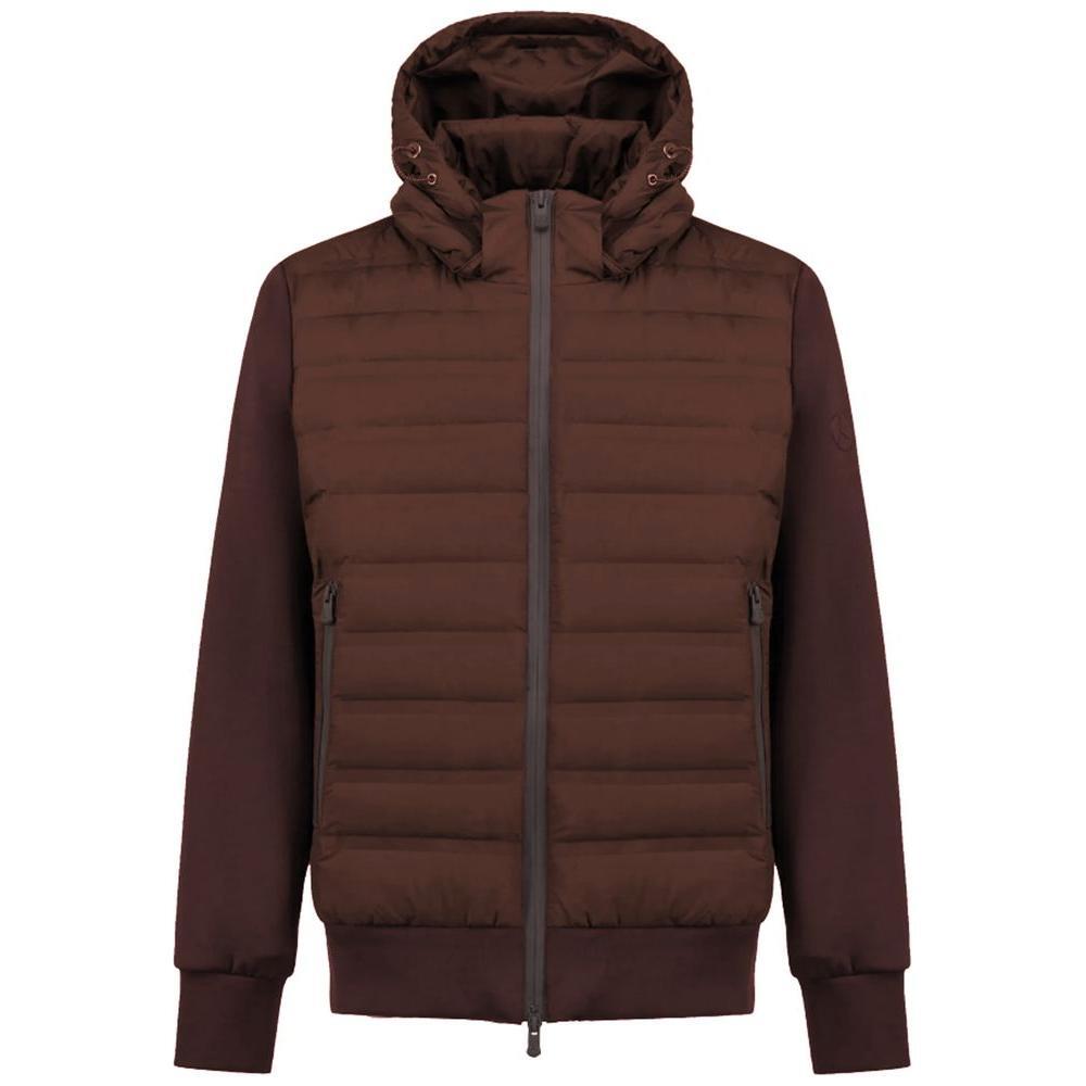 People Of Shibuya Brown Polyester Jacket