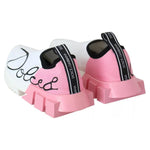 Dolce & Gabbana Pink White Logo Sorrento Sneakers Shoes LA8923-35