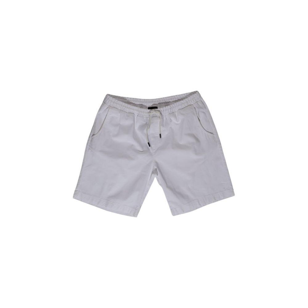 Refrigiwear White Cotton Bermuda