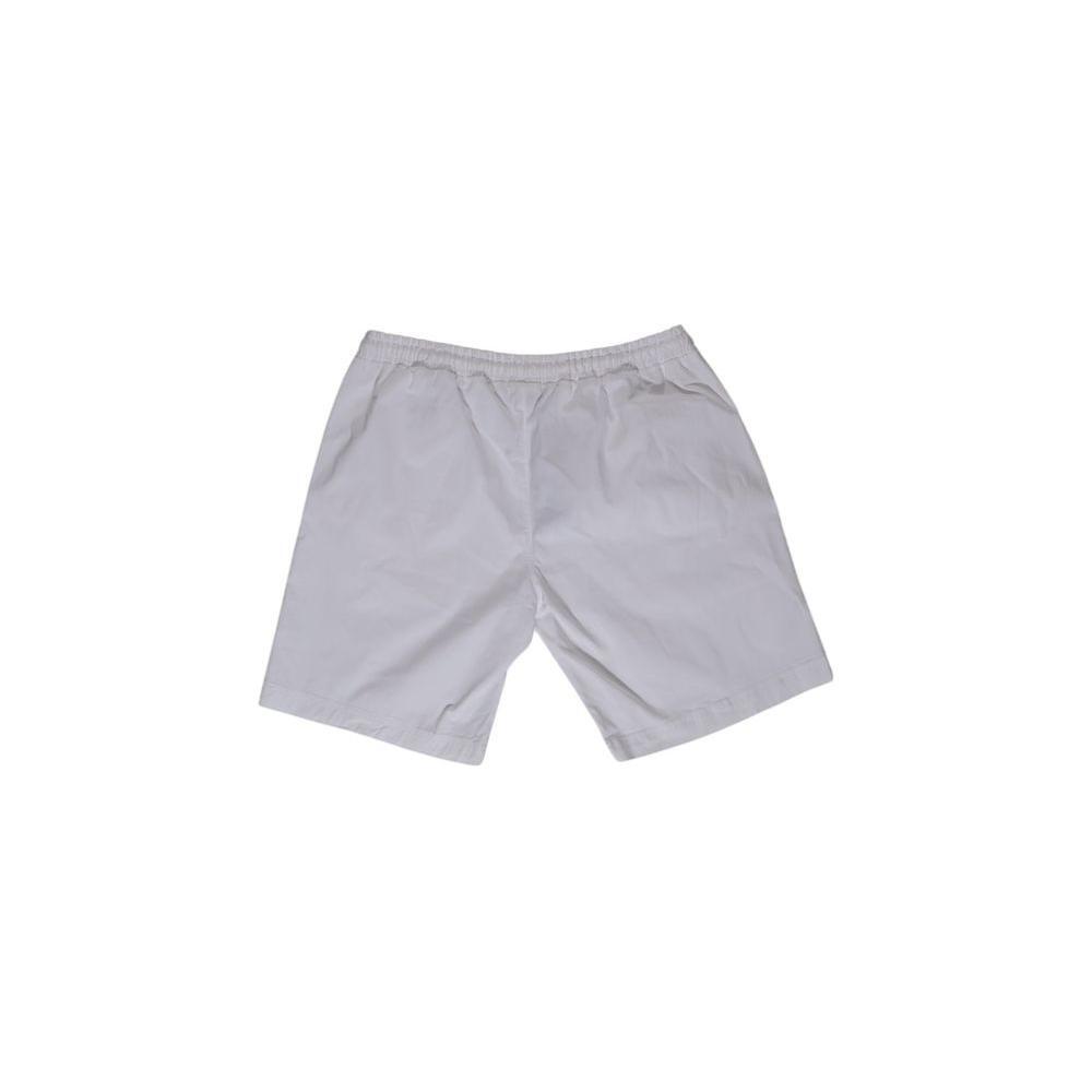 Refrigiwear White Cotton Bermuda