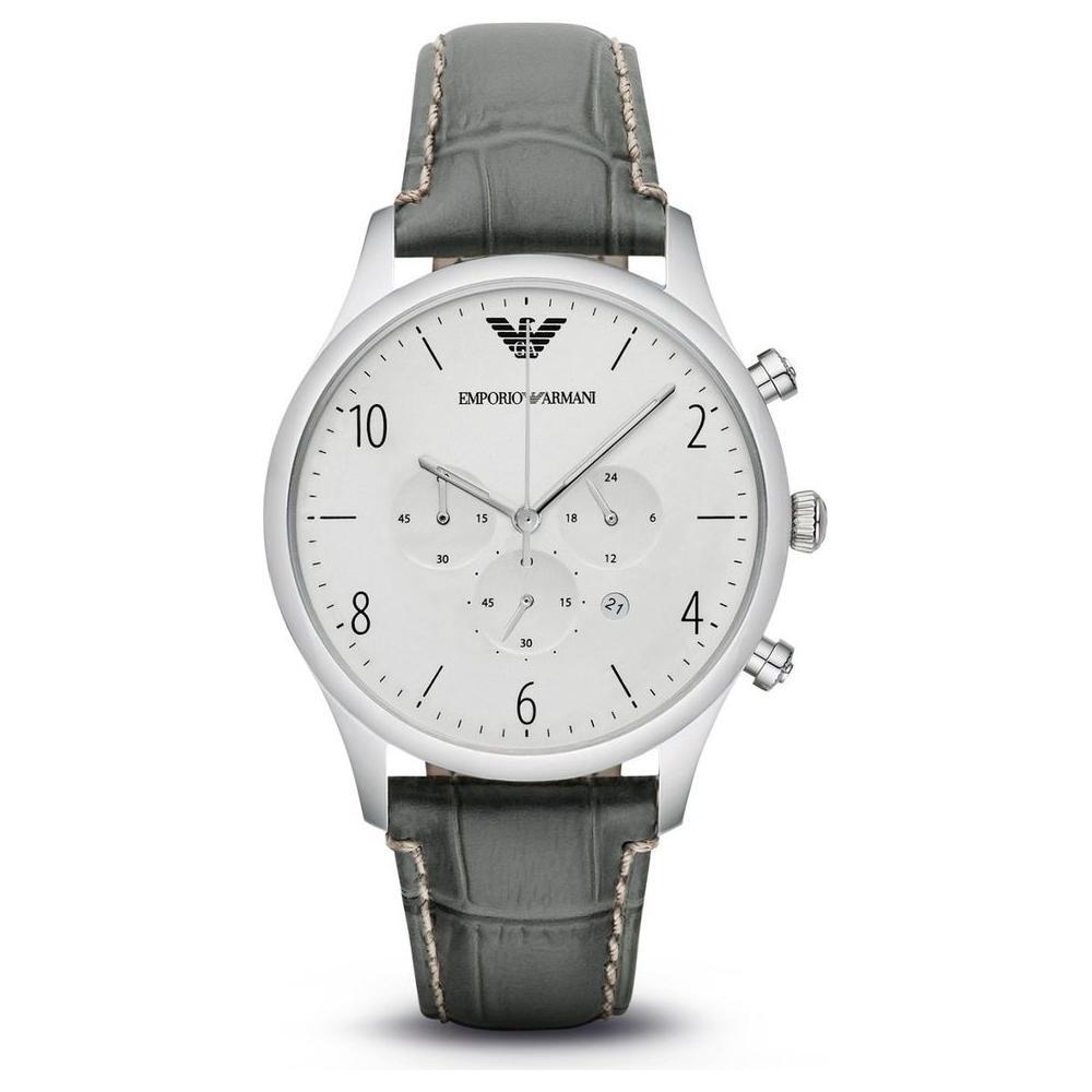 Armani Green Leather Watch