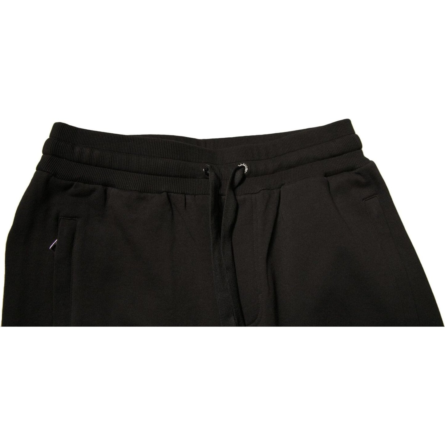 Dolce & Gabbana Black Cotton Jogger Men Sweatpants Pants