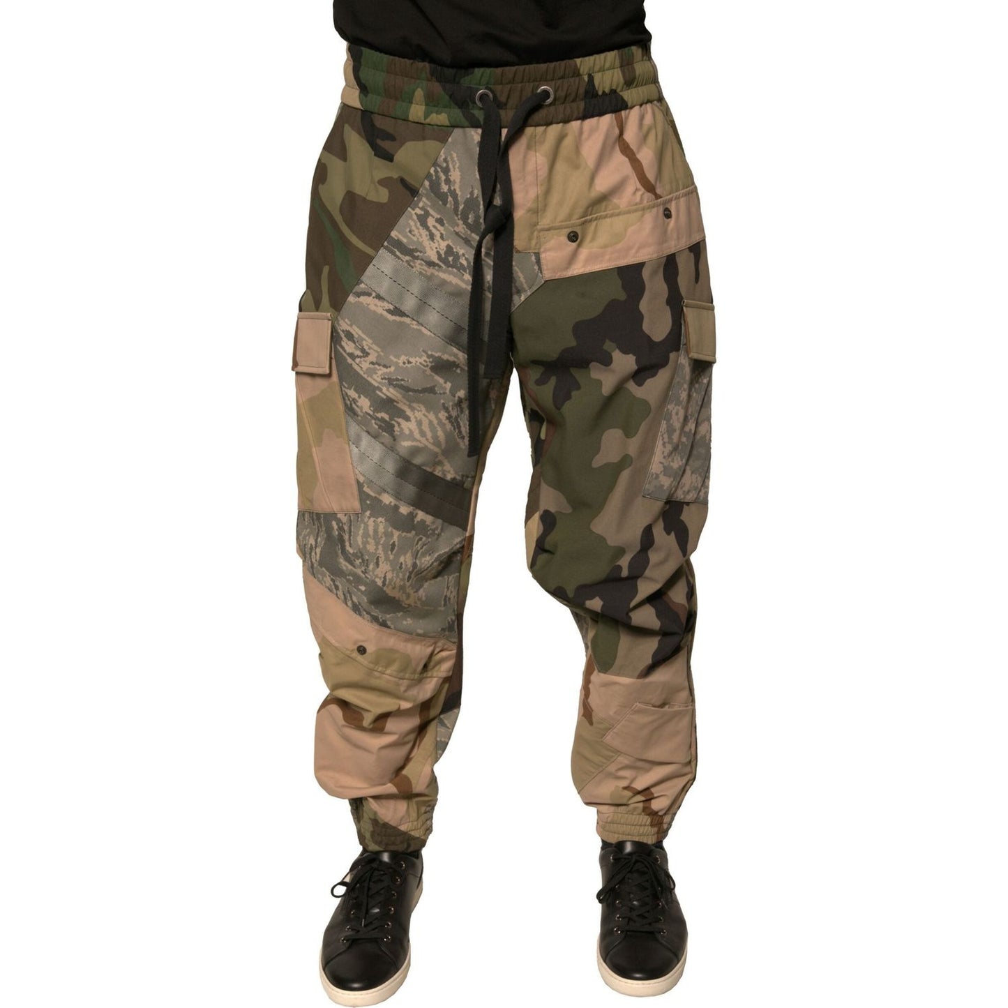 Dolce & Gabbana Multicolor Camouflage Jogger Sweatpants Pants