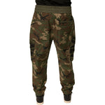 Dolce & Gabbana Multicolor Camouflage Cargo Sweatpants Pants