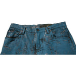 Dolce & Gabbana Blue Logo Cotton Stretch Skinny Denim Jeans