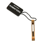Dolce & Gabbana Gold Tone Brass Crystal Branded Tie Clip Bar SMY10643