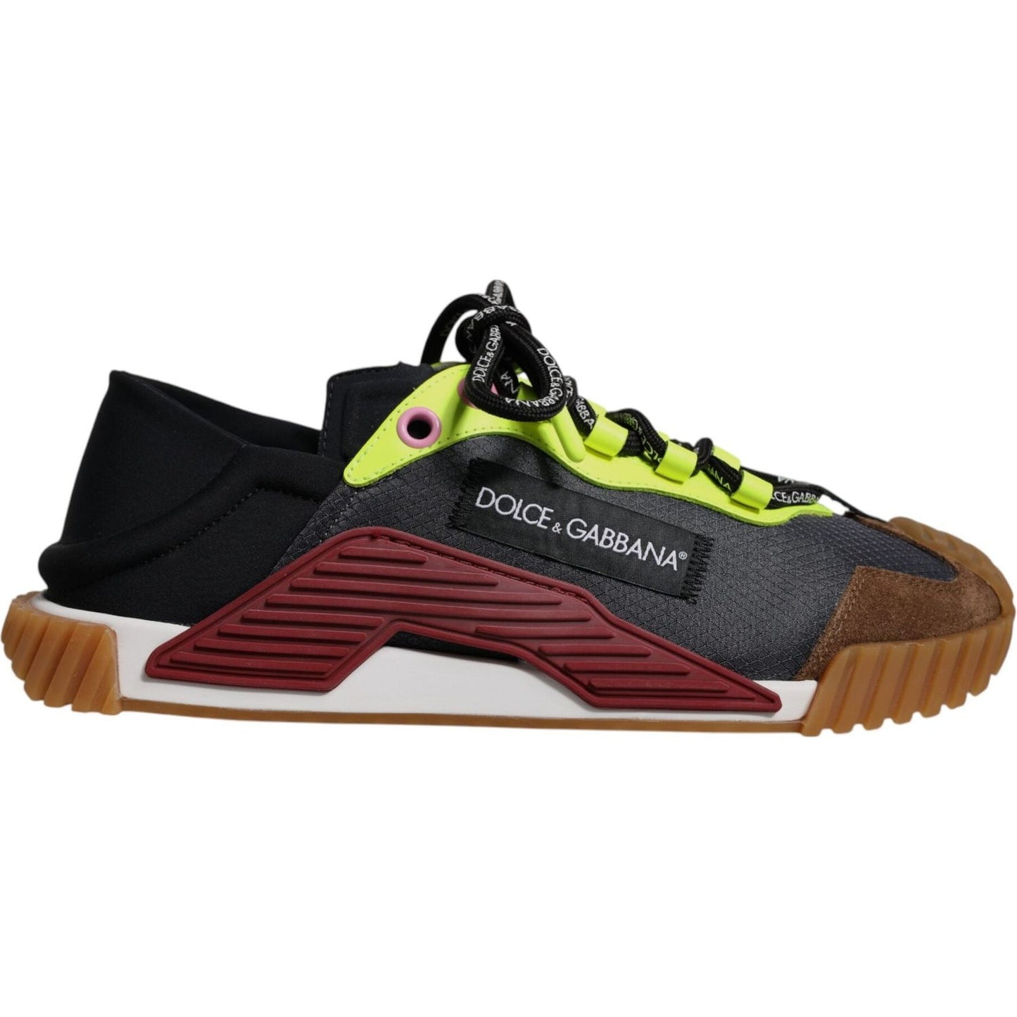 Dolce & Gabbana Multicolor Nylon Low Top NS1 Sneakers Shoes