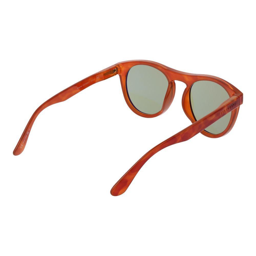 Serengeti Orange Unisex Sunglass