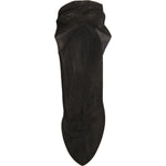 Dolce & Gabbana Black Silk Mesh Sock Style Heels Boots Shoes
