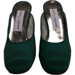 Dolce & Gabbana Green Suede Leather High Heel Pumps Shoes LA12386-39