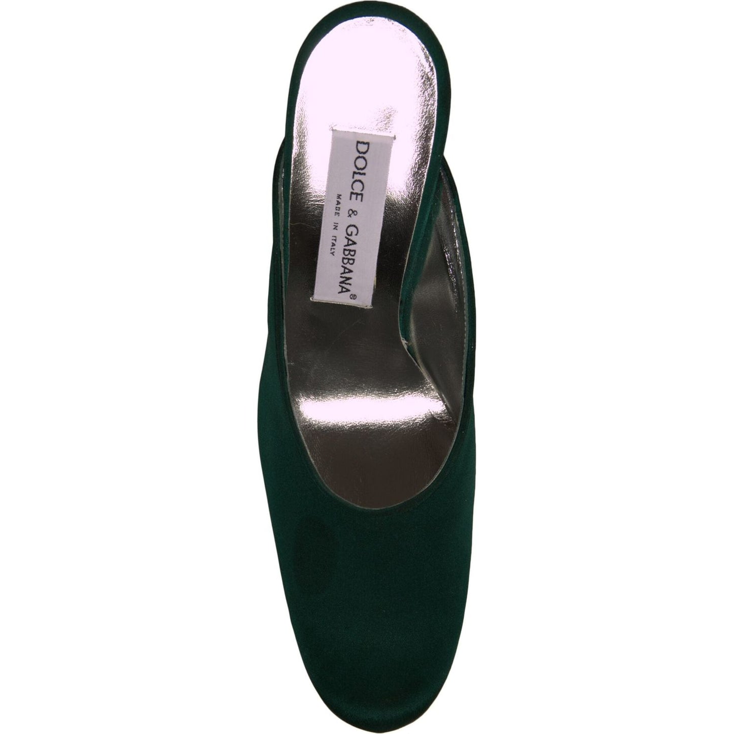 Dolce & Gabbana Green Suede Leather High Heel Pumps Shoes LA12386-39