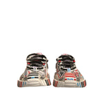 Dolce & Gabbana Multicolor Suede Fabric NS1 Sneakers Shoes
