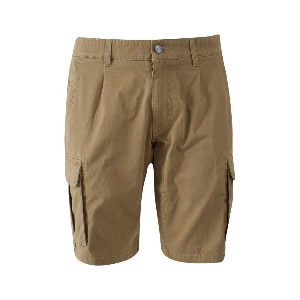 Yes Zee Beige Cotton Men's Bermuda Short YE-14670-W30