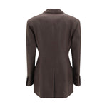 Brunello Cucinelli Linen Blazer Jacket BR-ML1427261C273-IT46|XL