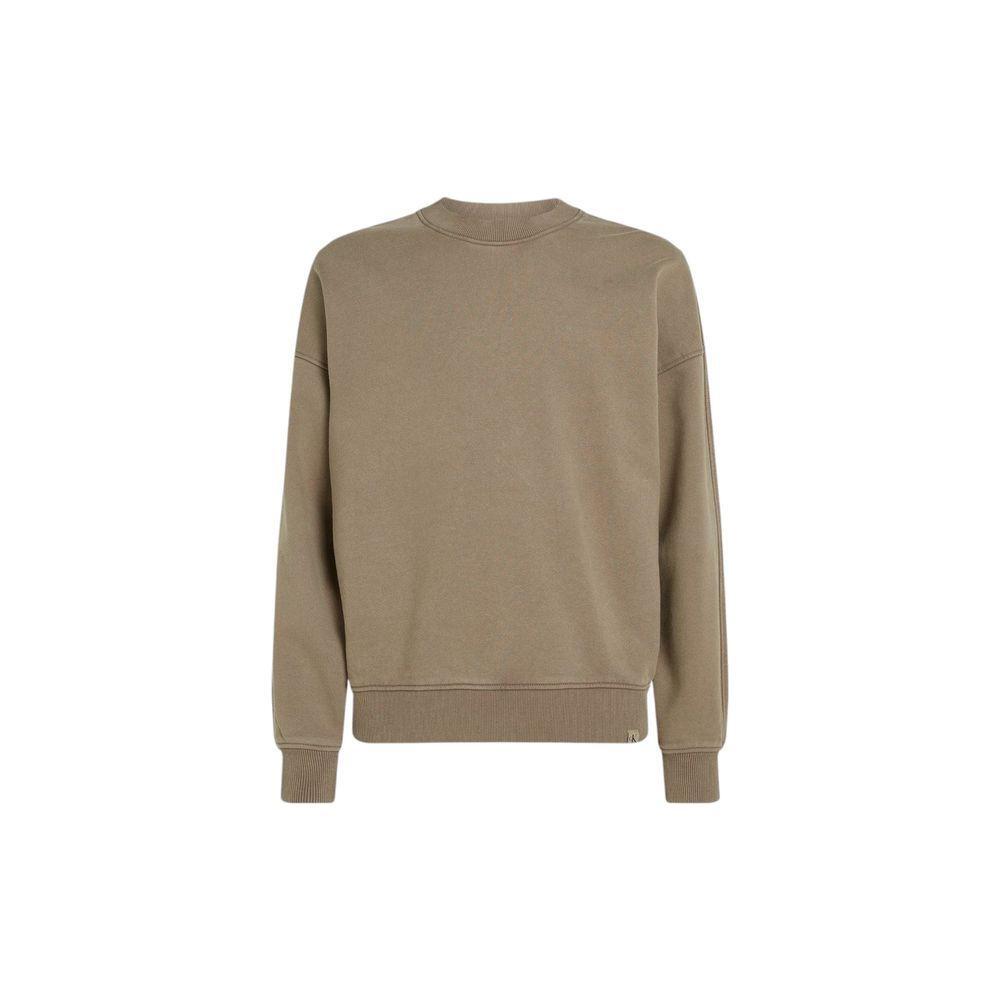 Calvin Klein Jeans Beige Cotton Sweatshirt CA-16501100127-IT46 | M
