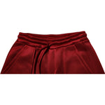 Dolce & Gabbana Maroon Viscose Nylon Mid Waist Bermuda Shorts