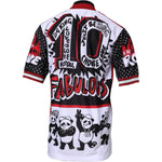Dolce & Gabbana Multicolor King Panda Print Zipper Collar T-shirt