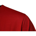 Dolce & Gabbana Red Logo Crown Cotton Crew Neck T-shirt