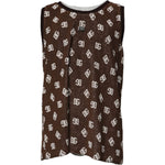 Dolce & Gabbana Brown Logo Monogram Cotton Crew Neck T-shirt