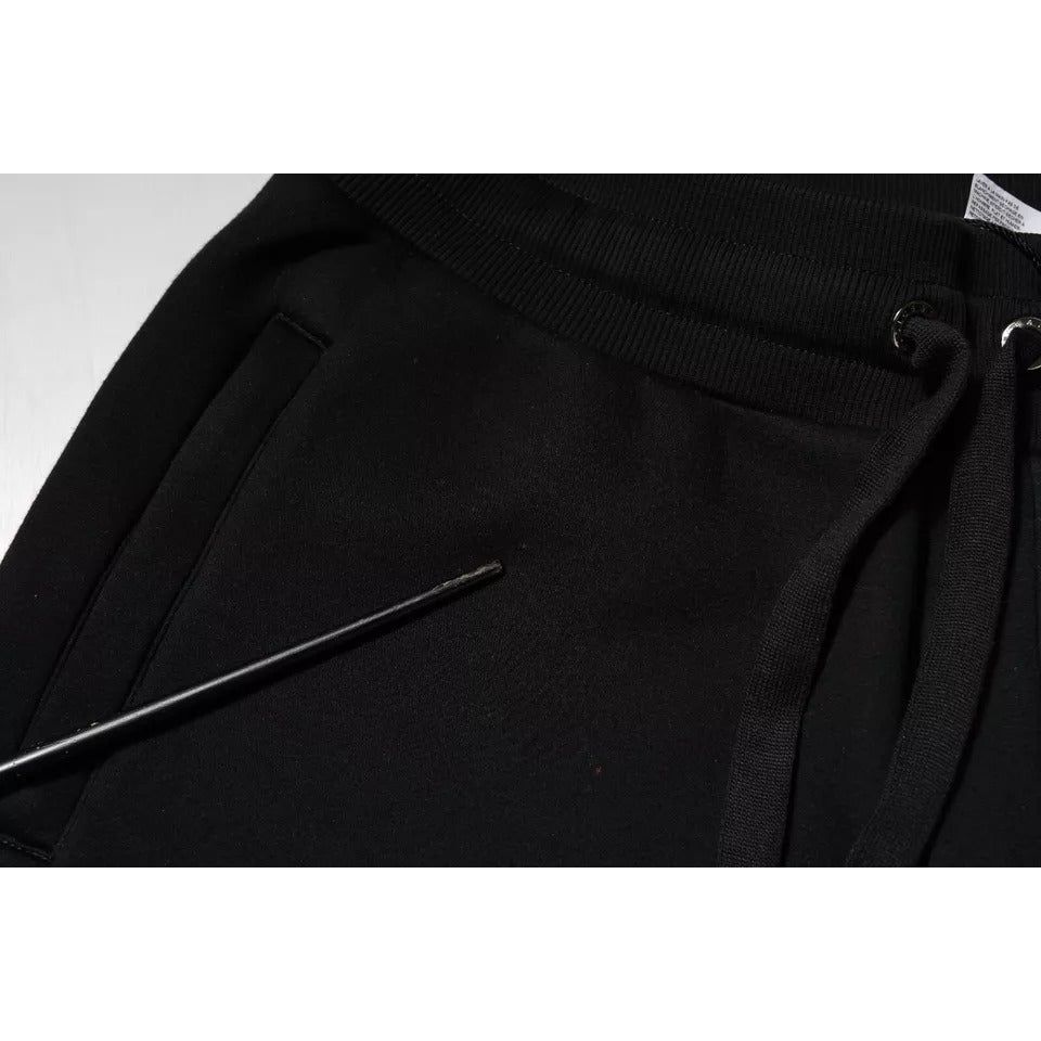 Dolce & Gabbana Black Modal Jogger Jogging Pants