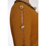 Dolce & Gabbana Brown Mini Crystal Embellished Dress DR1469-40