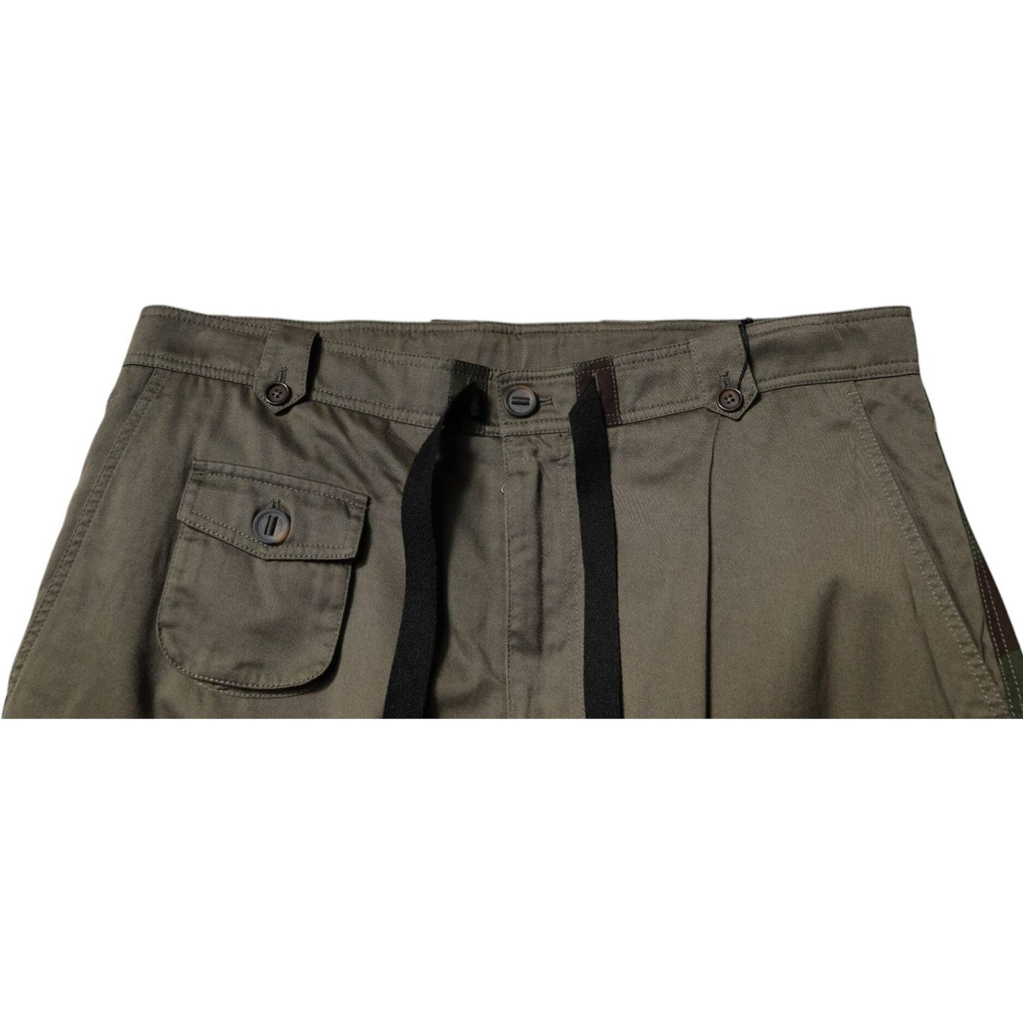 Dolce & Gabbana Multicolor Patchwork Camouflage Cargo Pants
