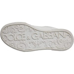 Dolce & Gabbana White Miami Leather Low Top Sneakers Shoes