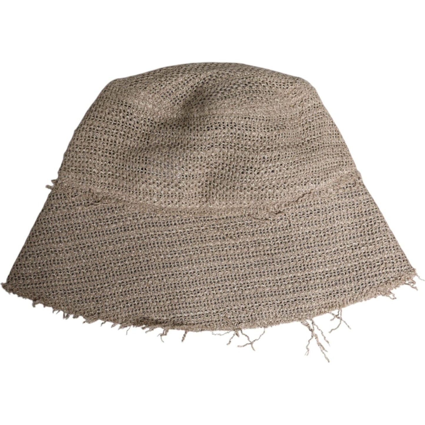 Dolce & Gabbana Beige Linen Wide Brim Bucket Hat HAT9759-58