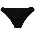 Dolce & Gabbana Black Nylon Stretch Mid Waist Panty Underwear