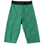Dolce & Gabbana Green Logo Monogram Cropped Tights Underwear