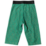 Dolce & Gabbana Green Logo Monogram Cropped Tights Underwear